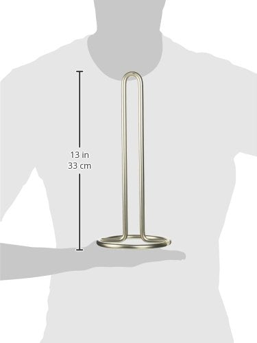 NewNest Australia - Spectrum Diversifies Designs Paper Towel Holder, 2 Ounce, 1 count, Satin Nickel 