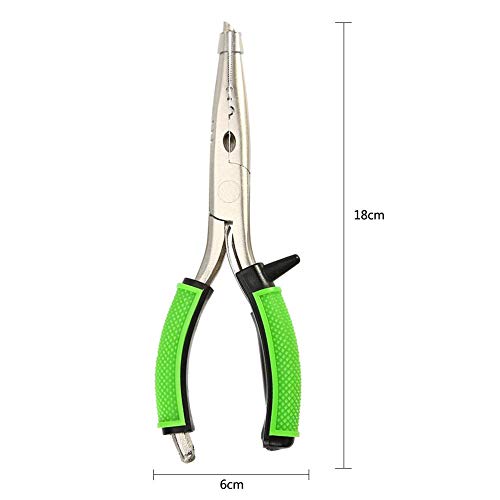 Dilwe Fishing Plier, 1PC Rubber Handle Fishing Gripper Hook Remover Line Cutter Fishing Accessory - NewNest Australia