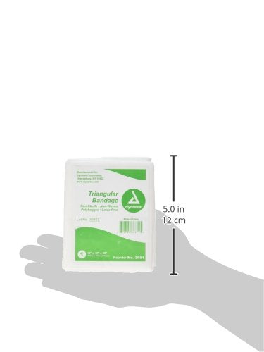 Medique Products 65001 Triangular Bandage, Non Sterile, With Pins - NewNest Australia