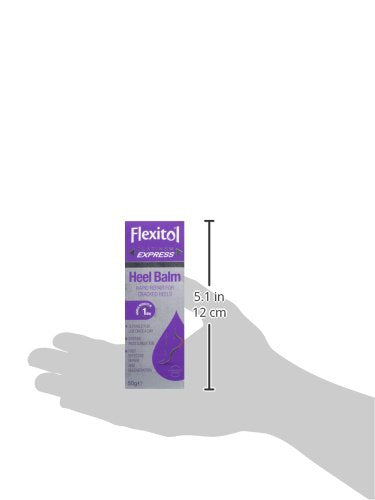 Flexitol Platinum Express Heel Balm, Rapid Repair for Cracked Heels and Dry Feet - 50 g - NewNest Australia