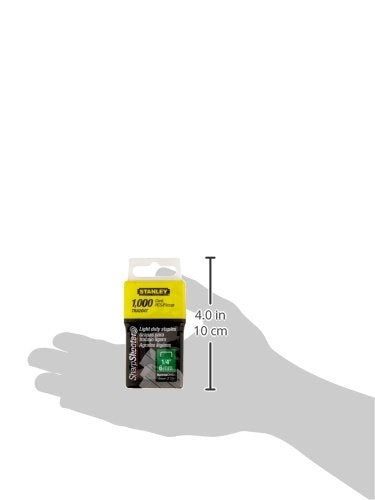 Stanley Tra204T 1/4 Inch Light Duty Narrow Crown Staples, Pack of 1000(Pack of 1000) - NewNest Australia