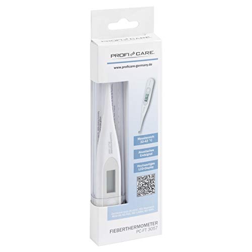 ProfiCare® fever thermometer for babies, toddlers & adults, forehead thermometer also suitable as a surface thermometer, quick measurement results with 3-color fever light - PC-FT 3057 - NewNest Australia