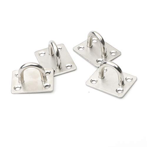 NewNest Australia - Pxyelec Stainless Steel Ceiling Hook Hanger, Screws Mount Ceiling Hook, Pack of 4 