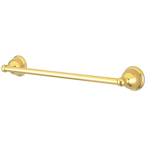 Kingston Brass BA3962PB Restoration 18-Inch Towel Bar, Polished Brass - NewNest Australia