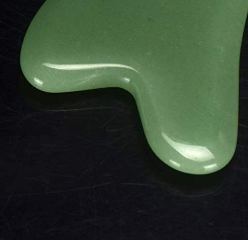DNHCLL Gua sha Board Natural Jade Gua Sha Scraping Massage Tools, Stone Guasha Board for Face and Body Caring, SPA Acupuncture - NewNest Australia