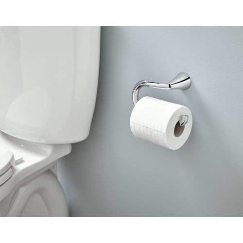 Moen YB2308BN Glyde Single Post Toilet Paper Holder, Brushed Nickel - NewNest Australia