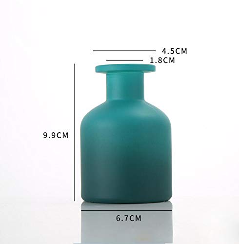 150ml/5oz Empty Refillable Glass Diffuser Bottles Aromatherapy Jar Container Fragrance Accessories Use for DIY Replacement Reed Diffuser Sticks Sets Essential Oils Crafts Decor (Blue Gradient) Blue Gradient - NewNest Australia