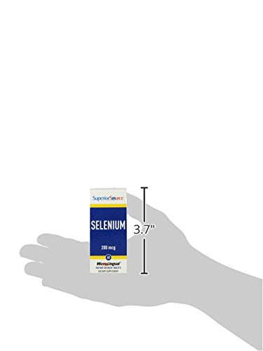 Superior Source Selenium Nutritional Supplements, 200 mcg, 60 Count - NewNest Australia