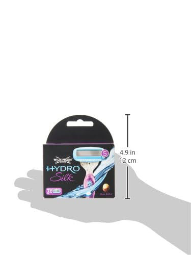 Wilkinson Sword Hydro Silk Razor Blades for Women's Razors, Pack of 3 (Pack of 1) - NewNest Australia