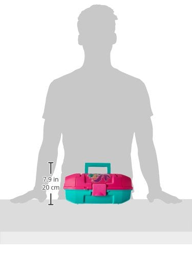 Frabill Plano Youth Mermaid Tackle Box, Magenta/Teal, Premium Tackle Storage, One Size (500102) - NewNest Australia