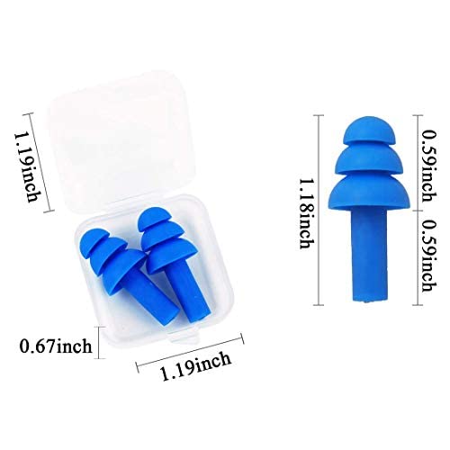 Ear Plugs for Sleeping,16 Pairs Noise Canceling Ear Plugs Soft Reusable Silicone Earplugs Waterproof Noise Reduction Earplugs for Concert,Swimming,Study,Loud Noise,Snoring - NewNest Australia