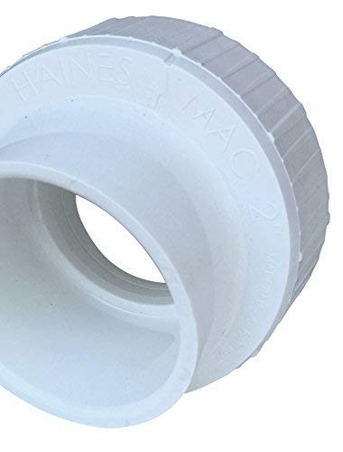 Haines Mac 2" Multiple Angle 0-25 Degree 2 Piece Glue Fit Elbow Pipe Fitting, Schedule 40 (White) - NewNest Australia