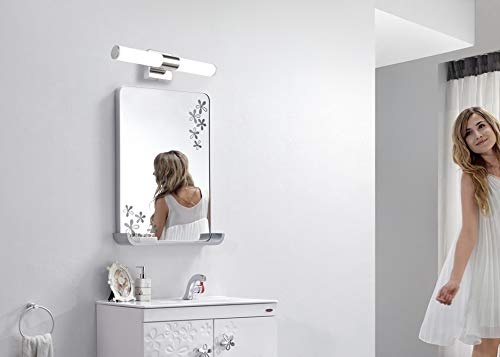 TRLIFE LED Bathroom Light Fixture, 18.1inch 10W Cool White 6000K Bathroom Vanity Mirror Front Lights Fixtures Modern LED Vanity Light for Bathroom (10w, 18.1inch) 10W-18.1inch - NewNest Australia