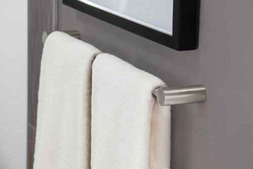 Moen YB0424BN Align 24-Inch Modern Single Towel Bar, Brushed Nickel 24 Inch - NewNest Australia