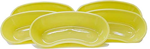 Emesis Basin - 500 CC Kidney Shaped Gold Emesis Basin with Graduations (Pack of 5) - NewNest Australia