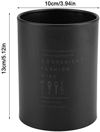 Black Utensil Holder Caddy, Metal Utensil Storage Basket Practical Kitchen Utensil Organiser Compact Flatware Silverware Organizer Tableware Holder for Forks Knives and Spoons Black - NewNest Australia