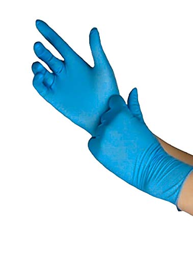 BOX OF 100 Strong Quality BLUE Vinyl Powder Free EXTRA LARGE Gloves | Latex Free Food Safe | Medical Examination Gloves | Ambidextrous Perfect for Everyday Use AQL 1.5 EN455 CLASS 1 - NewNest Australia