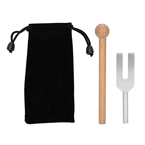 Zjchao 4096Hz High Frequency Tuning Fork, Medical Aluminum Alloy Tuning Fork, High Frequency Tuning Fork With Wooden Hammer And Vibrating Sound Therapy Tool For Flannel Bag - NewNest Australia