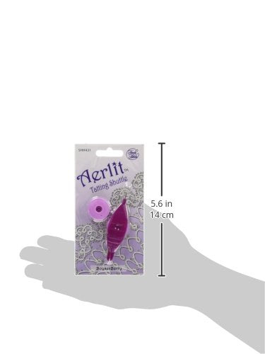 Handy Hands Aerlit Tatting Shuttle with 2 bobbins SHH431, Boysenberry, 1-Pack - NewNest Australia