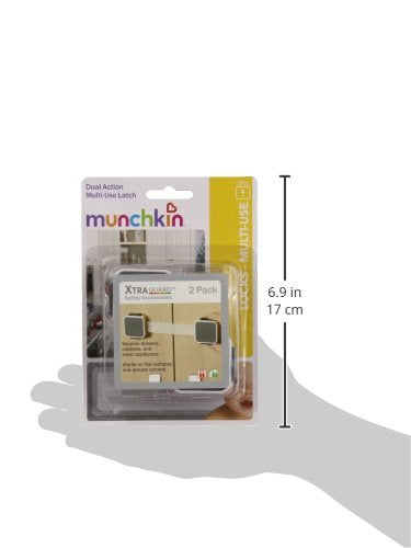 Munchkin Xtraguard Dual Action Multi Use Latches, 2 Count - NewNest Australia