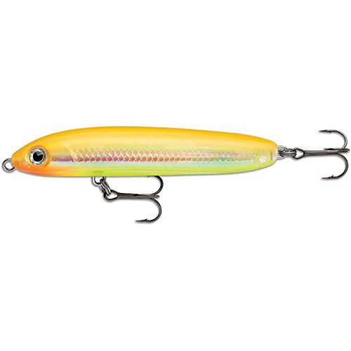 Rapala Skitter V Hard Bait Lure, Freshwater, Size 10, 4"" Length, Topwater Depth, Bone Chartreuse, Package of 1" (SKV10BNC) - NewNest Australia