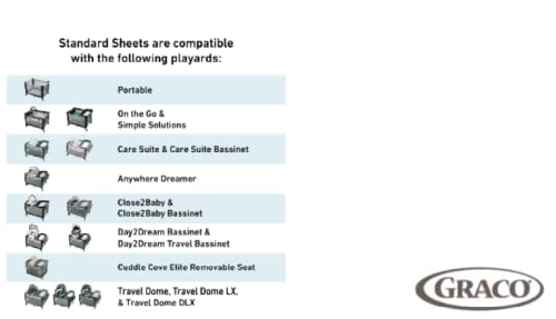Graco Pack 'n Play Playard Quick Connect Sheet,Bennett - NewNest Australia