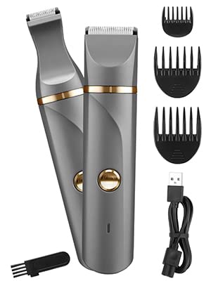 Electric Intimate Razor, Men'S Usb Rechargeable Body Shaver For Arms, Legs, Forearms, Electric Intimate Shaver, Interchangeable Snap-In Ceramic Blade, Ipx7 Washable Head - NewNest Australia