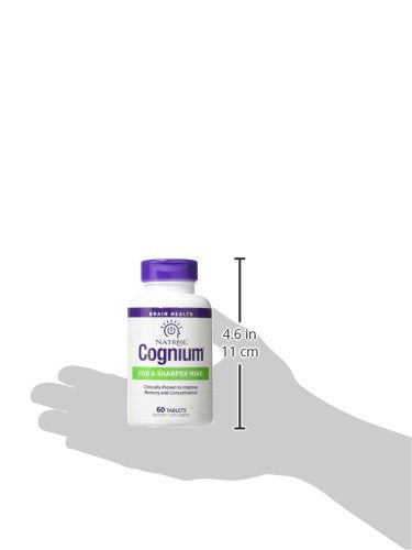 Natrol Cognium Tablets, Brain Health, Keeps Memory Strong, Shown to Improve Memory and Recall in Healthy Adults, Safe and Stimulant Free, 100mg, 60 Count - NewNest Australia