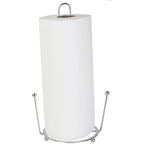 NewNest Australia - Home Basics Chrome Collection Paper Towel Holder, Silver No Size 