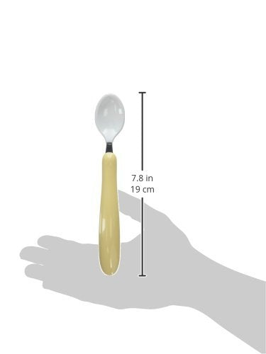 Homecraft Caring Cutlery , Ivory Handle Soft Coated Teaspoon (Eligible for VAT Relief in the UK) Stainless Steel Eating Utensil , Silverware for Weak Grip , Restricted Movement , Elderly , Disabled Single - NewNest Australia
