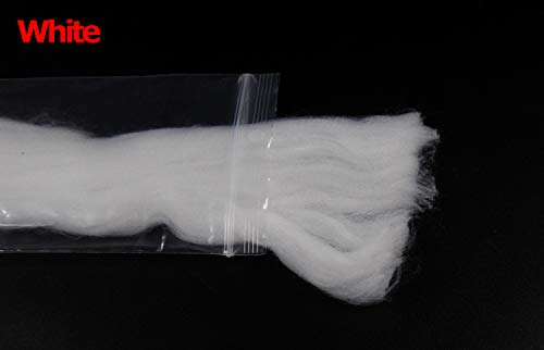 GREATFISHING 12 Color/Set 12pc Fly Tying Egg Yarn Glow Bug Yarn Fiber Baitfish Lure Parachute Fly Tying Material Streamer Flies - NewNest Australia