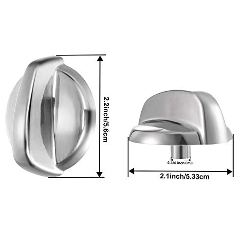 WB03T10325 Knobs Burner Control Knobs Compatible with General Electric GE Range Cooktop Knob 2691864 PS3510510 (6 Packs) - NewNest Australia
