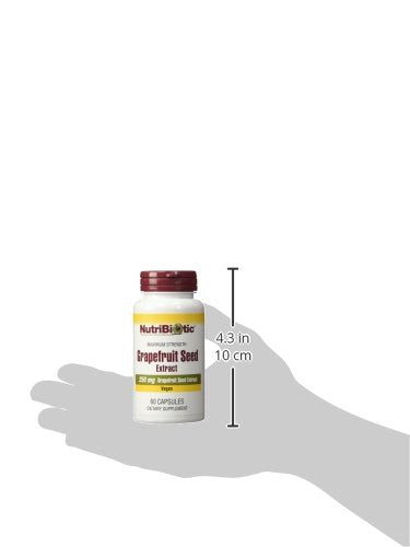 NutriBiotic – Grapefruit Seed Extract Capsules 250mg, 60 Count | Maximum Strength with Bioflavonoids | Potent Immune & Overall Health Support | Easy to Swallow | Vegan, Gluten Free, Non-GMO - NewNest Australia