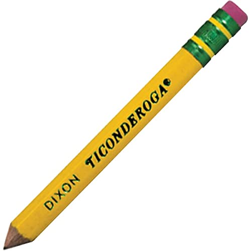 Ticonderoga Golf Pencils with Erasers, 2 HB Lead, Yellow, Pack of 72 - NewNest Australia
