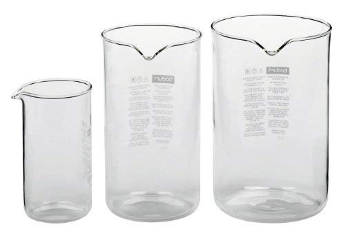 Bodum 1504-10 Coffee Press Beaker, Glass - 4 Cup, Transparent Single - NewNest Australia