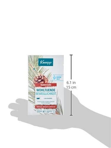 Kneipp Bath Crystals Soothing Agility – Bath Salt – Natural Salt of Saline Luisenhall & Pure Essential Oils of The Luisenhall Pine, Rasmarine & Fir – Without Microplastic – 60 g - NewNest Australia