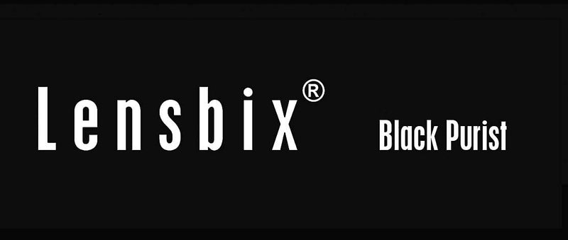 Lensbix Purist contact lens case. The perfect gift for lens wearers. Innovative design for modern people. (Black Purist) Black Purist - NewNest Australia