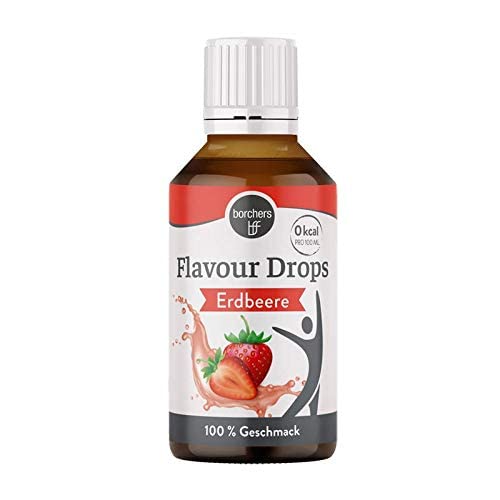 Borchers Flavor Drops - Raspberry, Strawberry, Vanilla - 3 x 30ml - 0 Calories - Sweetener Liquid - For Cooking and Baking - Drinks - NewNest Australia