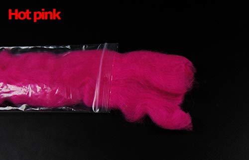 GREATFISHING 12 Color/Set 12pc Fly Tying Egg Yarn Glow Bug Yarn Fiber Baitfish Lure Parachute Fly Tying Material Streamer Flies - NewNest Australia