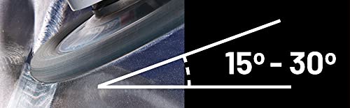 Fandeli Flap Disc - 80 Grit Sanding Grinding Wheel (Pack of 5) - Aluminum Oxide Abrasives Grinder Wheel - Grinding Disc for Paint, Metal, Wood, Stainless Steel & Plastics - 4.5 Inch Grinder Wheels - NewNest Australia
