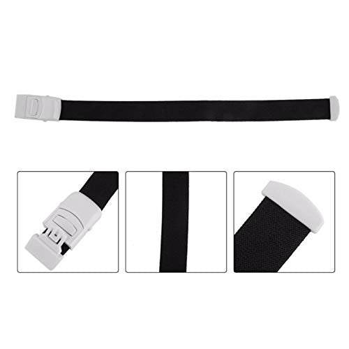 SUPERTOOL Medical Tourniquet with Buckle for Outdoor Emergency First Aid Blood Stop Belt Intravenous Quick and Slow Release (Black, 1 Pack) Black - NewNest Australia