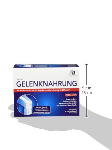 Vital Joint Food With Hyaluronic Acid, Collagen, Glucosamine And Chondroitin As Well As The Micronutrient Formula For Joints, Bones, Cartilage And Muscles, 450 G - NewNest Australia