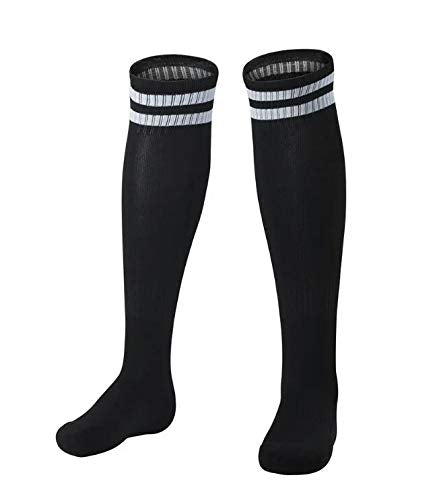 2 Pairs Soccer Shin Guards & 2 Pairs Soccer Socks for Adults and Teenagers, Protective Gear Soccer Equipment for Kids, Boys, Girls Large - NewNest Australia