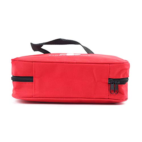 PAXLamb First Aid Bag First Aid Kit Empty Medical Storage Bag Red Trauma Bag for Emergency First Aid Kits Car Workshop Cycling Outdoors (Red 1PC) Red 1pc - NewNest Australia