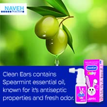 Naveh Pharma CleanEars Baby Ear Wax Removal Spray Earwax Softener Cleaner Ear Irrigation and Wax Dissolution – All-Natural Patented Formula – Nonirritant – for Kids and Adults (30 ML) 30 ml (Pack of 1) - NewNest Australia