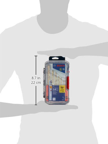 Bosch TI14 Titanium Metal Drill Bit Set (14 Piece) - NewNest Australia