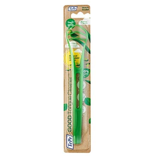 TEPE The Good Tongue Cleaner is a Scraper Used to Remove Any Harmful Bacteria from The Tongue’s Surface and Safeguard Against Bad Breath, Green, Regular - NewNest Australia
