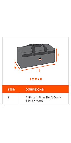 Ergodyne - 13220 Arsenal 5876 Clamshell Organizer Zippered Pouches, Small, Black - NewNest Australia