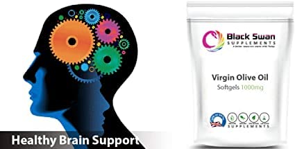 Black Swan Virgin Olive Oil 1000mg softgels – with Anti-oxidant and Anti-inflammatory Properties – Healthy Skin – Nervous System (30 caps) 30 caps - NewNest Australia