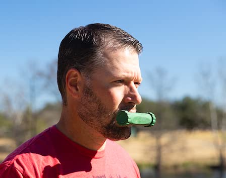 Bas Rutten O2 Trainer - Official Workout Device for Respiratory Training and Lung Muscle Fitness - Portable Breathing Mouthpiece for High Altitude and Power Training (Blue) - NewNest Australia